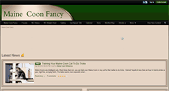 Desktop Screenshot of mainecoonfancy.com